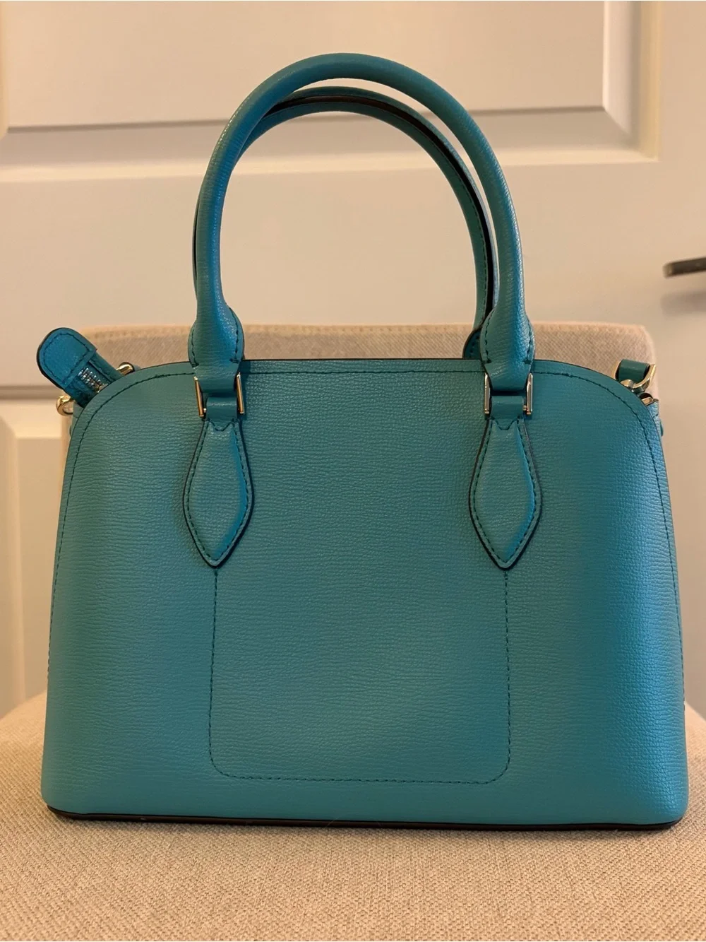 Kate Spade New York Darcy Small Satchel Bag Stone Blue